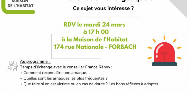 Les Ateliers de la Maison de l'Habitat : "lutte contre la fraude"