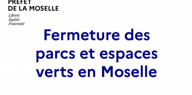 fermeture des parcs