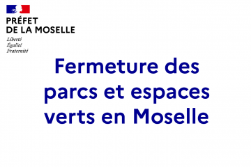 fermeture des parcs