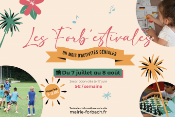 Inscrivez-vous aux Forb'estivales 2025