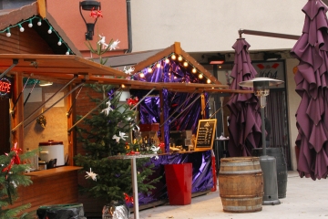 Marché de Noël - Carré Mauve