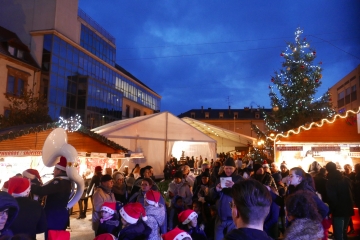 Le Village de Noël, Place Aristide Briand