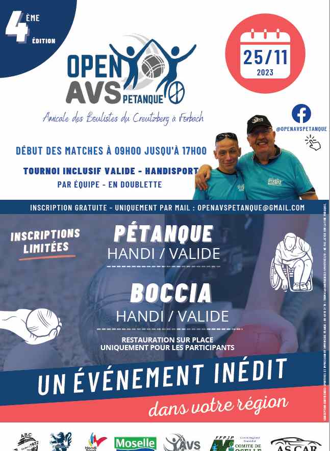 Open AVS Pétanque - Boccia 