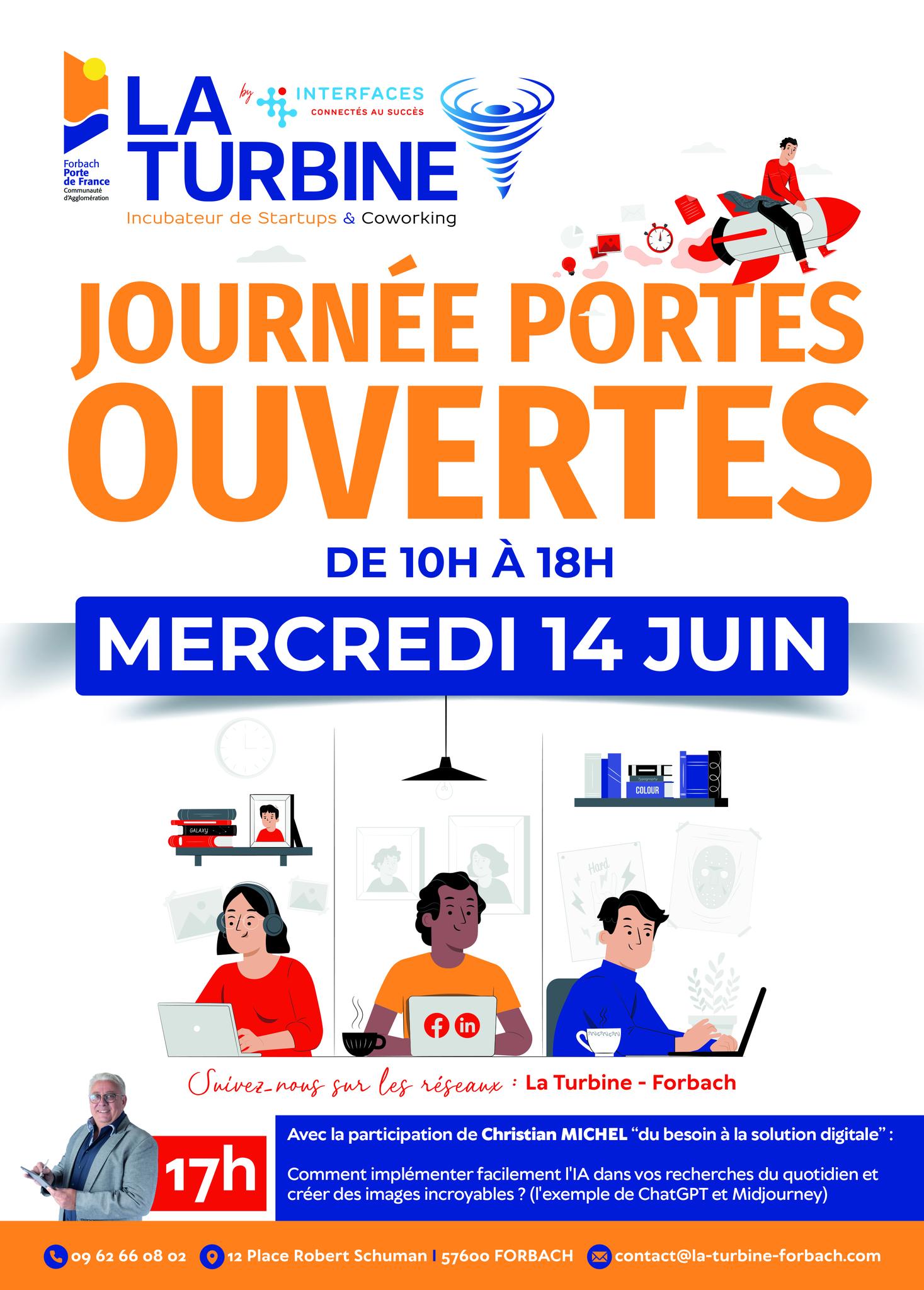 portes ouvertes à la turbine