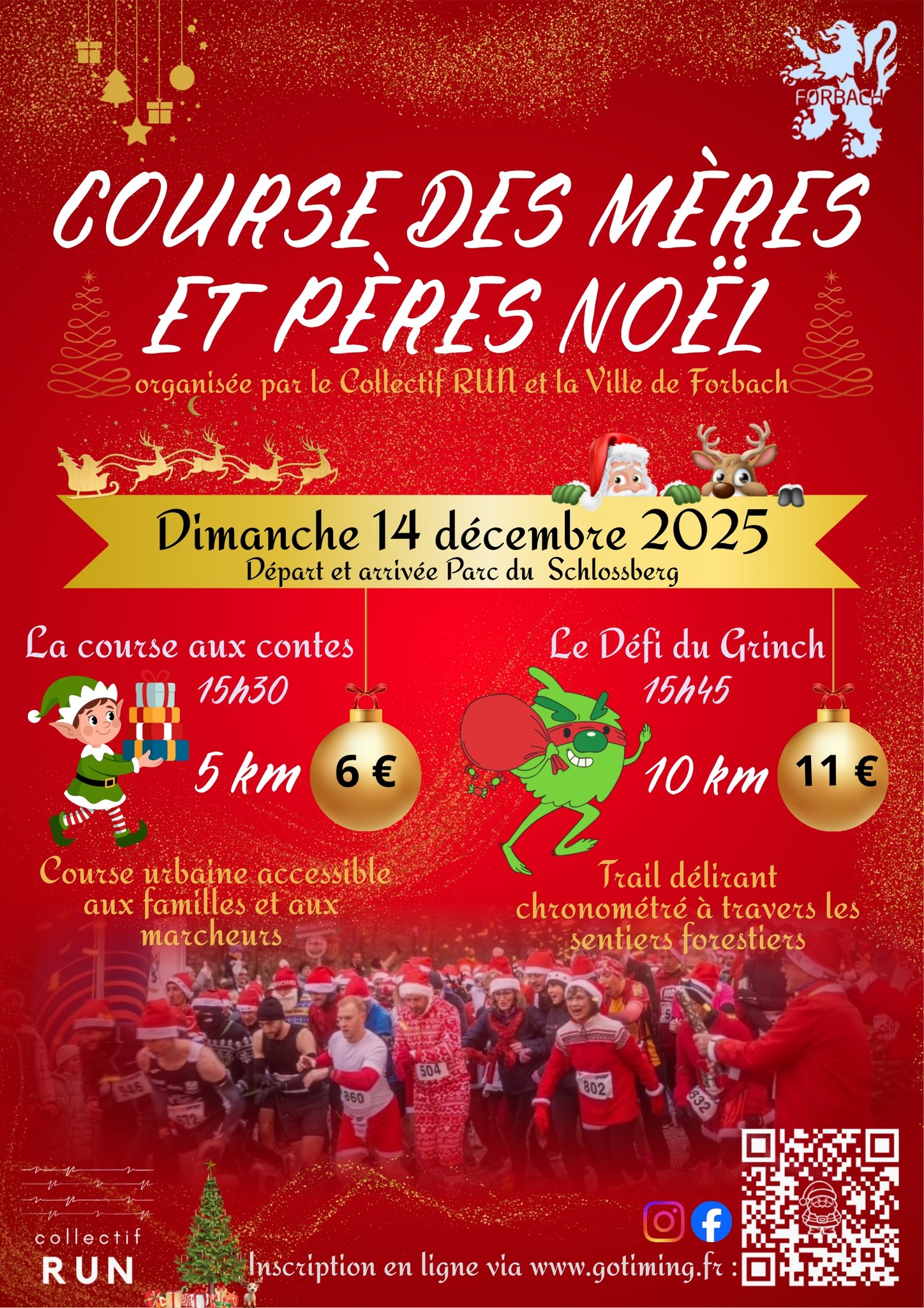 course des pères et mères noel