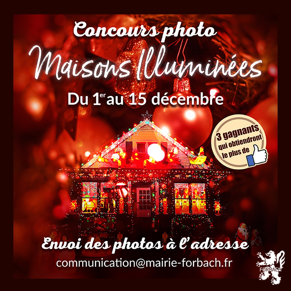 Affiche concours "maisons illuminées"