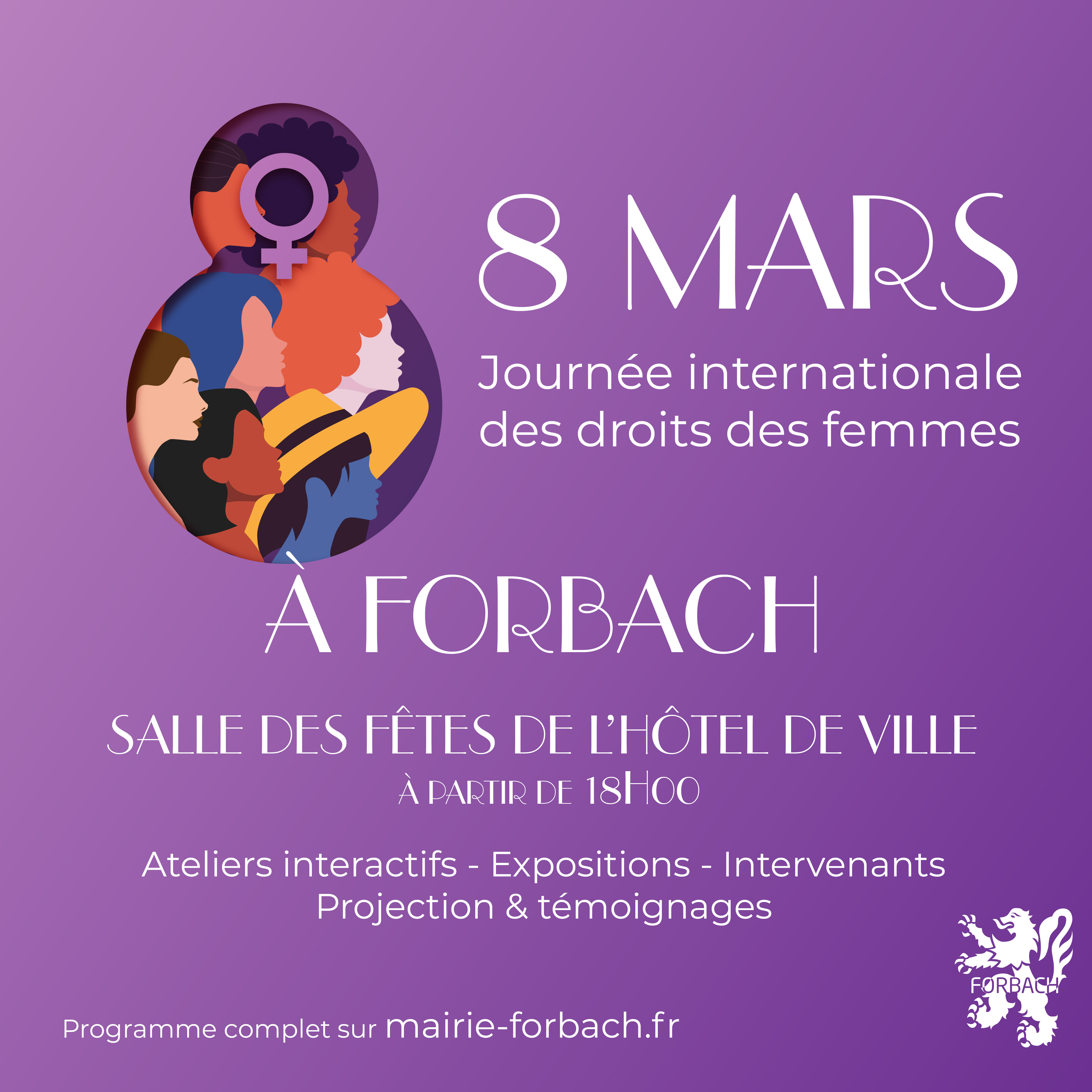 8 mars - journée internationale des droits des femmes 